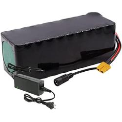 Jieoto Electric Mountain Bike Battery 36V 10Ah 10S4P E-Bike Battery Pack for Electric Road Bike Motorcycle Scooter with BMS and Charger for 250W 350W 500W Motor