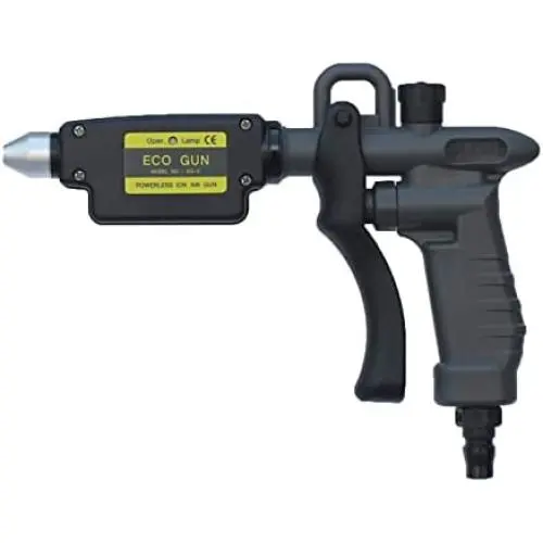 UNICELTEC ECOGUN, Power Cordless Ion Gun, Free from Recharge Ionizing Air Blower, Static Eliminator, Anti Ionizer, 207W x 162L x 31H