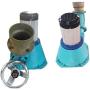 Home Mountain 2kw Water-Power Turbine Hydroelectric Waterproof Portable Outdoor Hydro Generator Permanent Magnet Brushless Motor (Color : Blue)