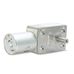 Jersvimc 12V 10RPM High Torque DC Motor, Mini JGY 370 Motor Worm Gear Motor Small Electric Motor Low RPM Reducer Motor Micro Reversible Motor Worm Shaft Motor