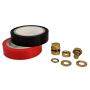 Iloote 5ft Trolling Motor Battery Cable Extension Kit Red & Black 8 Gauge Cables (Red & Black, 5)