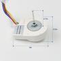 241509402 Evaporator Fan Motor for Ken.More frigi.daire Refrigerator Replace PS1526073 AP3958808 241509401 7241509402 UDQT36EL3 by Fetechmate