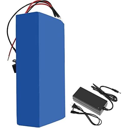 Wnicek 60V 18Ah 20Ah Rechargeable Li-ion Battery Electric Bike Lithium Battery Pack for 200W-1500W Motor with Charger Fit for Electric Scooter Electric Tricycle Mopeds Electric Go-Kart