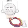 uxcell 24BYJ48 DC 5V Reduction Stepper Motor Micro Reducer Motor 4-Phase 5-Wire 1/64 Reduction Ratio