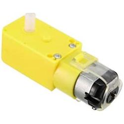 Pangocho Jinchao-Dc Motor DIY Kit Wheels Smart Car Chassis Motor Robot Remote Control Car DC Gear Motor, TT Motor Smart Car Robot Gear Motor, Easy to Install (Voltage(V) : TT Motor and Wheel)