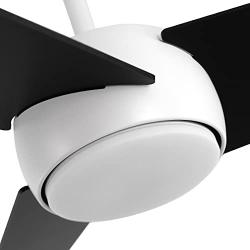 Homeybuff Ceiling Fan with Lights Remote Control, 60-Inch, DC Motor,6 Speed, Frosted Glass (3 Blades), Dimmable LED Light