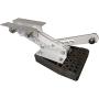 Boat Outboard Motor Bracket Stainless Steel Marine Auxiliary Heavy Duty Black 7953