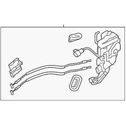 Genuine OEM 81310-2T030 LATCH & ACTUATOR ASSY-FRT DR,LH / 813102T030 for select HYUNDAI KIA models