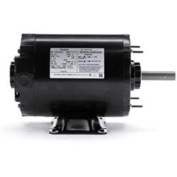 Belt Drive Motor: 1 Speed, Open, Rigid Base Mount, 3/4 HP, 1, 725 Nameplate RPM, 115V AC - 1 Each