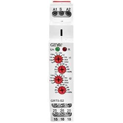 GAEYAELE GRT8-S Asymmetric Cycle Timer SPDT Relay 220V 16A AC/DC12V-240V Electronic Repeat Relay(GRT8-S2,AC/DC12V-240V)