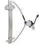 FFFauto 741-766 Front Driver Left Side Power Window Regulator with Motor compatible with 1998-2002 Honda Accord Sedan