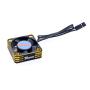 Surpass Hobby Rocket 30x30mm Aluminum 28000RPM Motor Cooling Fan for 1/8 1/10 1/12 RC Car 540 550 Motor (Black-Golden)