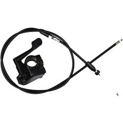 LAXEEM 7/8 22mm Metal Thumb Throttle Cable Accelerator Handle Assembly For Chinese 50cc 70cc 90cc 110cc 125cc 250cc ATV Quad Go Kart