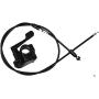 LAXEEM 7/8 22mm Metal Thumb Throttle Cable Accelerator Handle Assembly For Chinese 50cc 70cc 90cc 110cc 125cc 250cc ATV Quad Go Kart