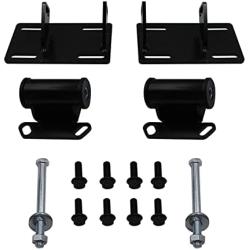 Full Engine Mount Adapter Plates Urethane Swap Kit Compatible with GMC Sonoma S15 Chevrolet Blazer S10 LSx LS1 LS2 LS- Conversion Motor Mounts+Frame Mount Adapter Plate
