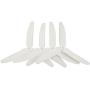 Upgraded Spare Parts Replacement for Syma X5UW X5UC RC Quadcopter Helicopter Copter Toy Motor Three-Blade 3 Blades Propellers Propeller Protectors Blades Frame Landing Skid Included Screws Set (White)