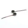 RuiLing 10-Pack DC 3V 85mA Micro Vibration Motors 12000Rpm for Cell Phone Tablet Home Appliances,Mini Flat Coin Button Type Vibrating Motor 10x2.7mm
