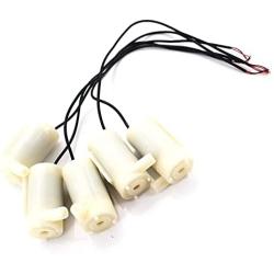 SEEU. AGAIN (5 PCS) Ultra-Quiet Mini DC 3-6V 120L/H Brushless Motor Submersible Water Pump