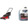Craftsman M105 140cc 21-Inch 3-in-1 Gas Powered Push Lawn Mower with Bagger, 1-in & Briggs & Stratton 2-Cycle Easy Mix Motor Oil - 16 Oz. 100036