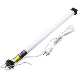 AC 100-260V Electric Roller Shade Tubular Motor Build-in Power Supply with Remote Control Compatible 1.5 Inch Shade Tube(Single Roller Motor)