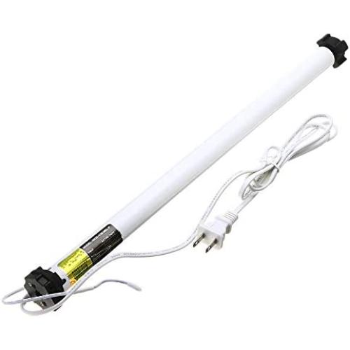 AC 100-260V Electric Roller Shade Tubular Motor Build-in Power Supply with Remote Control Compatible 1.5 Inch Shade Tube(Single Roller Motor)