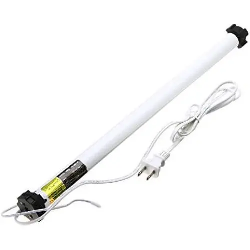 AC 100-260V Electric Roller Shade Tubular Motor Build-in Power Supply with Remote Control Compatible 1.5 Inch Shade Tube(Single Roller Motor)