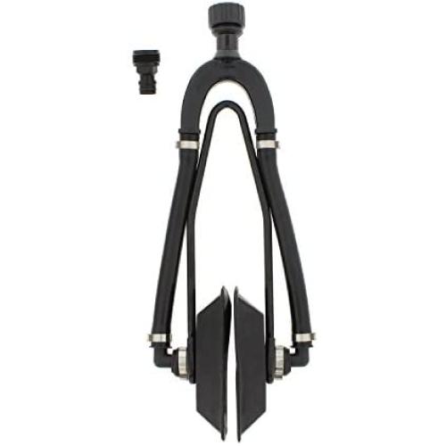 Redneck Convent Dual Water Feed Boat Motor Flusher Rectangular Cup Muffs with Hose Fittings Flush Kit – Marine Outboard Engine Flushing