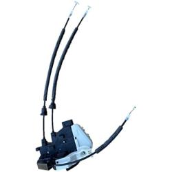 Power Door lock Actuator & Latch Assembly Fits for 13-19 Hyundai Santa Fe Front Left (Driver Side), Replaces OEM 81310-2W010, 72182