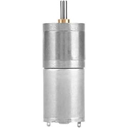 Metal Gear Motor,1Pcs 25mm DC 5-12V 25GA-370 Gear Reduction Motor Large Torque Gear Box Motor for DIY (9#)