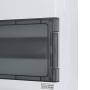 Distribution Protection Box,18 Way IP66 Waterproof ABS Plastic Junction Case,Transparent Cover,Suitable for Indoor and Outdoor Electrical,15 x 9.1 x 4.3in