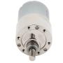 DC 12V High Torque Gear Motor, 37mm Diameter Gearbox & 5.5mm D Shaft Permanent Magnet Reduction Motor, Reversible & Speed Adjustable(100rpm 5kg/cm)