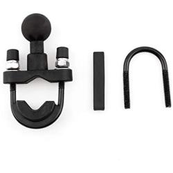 BarBaren Motorcycle Handlebar Ball mount with Stainless Steel U-Bolt & 1 inch Ball For 22mm 7/8