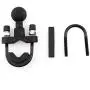 BarBaren Motorcycle Handlebar Ball mount with Stainless Steel U-Bolt & 1 inch Ball For 22mm 7/8