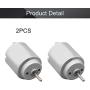 Fielect 2Pcs DC Motor 1.5-6V 5000-20000RPM Micro Motor Mini Motor Electric Motor Round Shaft for RC Boat DIY Airplane Toys Model DIY Hobby