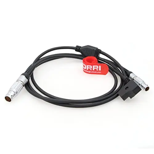 DRRI Preston Micro Force V+F2 (MF2) Unit to Heden M26T Analog Motor Power Control Y Cable (10P-FGG 4P+dtap)