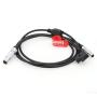 DRRI Preston Micro Force V+F2 (MF2) Unit to Heden M26T Analog Motor Power Control Y Cable (10P-FGG 4P+dtap)