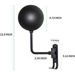 Motorcycle Helmet Rack Set of 3 Helmet Holder Wall Mount Include 180° Rotation Motorcycle Helmet Holder with 2 Hooks and Helmet Hooks Wall Mount for Jackets Caps Motorcycle Helmet Accessories