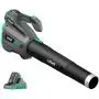 Litheli Cordless Leaf Blower 40V, Battery Leaf Blowers for Lawn Care, with Brushless Motor, Axial Blower for Blowing Leaf, Dust, Snow, Debris, with 2.5Ah Battery & Charger Included, Black