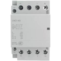 SHOPCORP 63 Amp 4 Pole 2NO 2NC IEC Contactor 110V - 40Amp General Purpose Contactor for Home and Industrial uses with DIN Rails