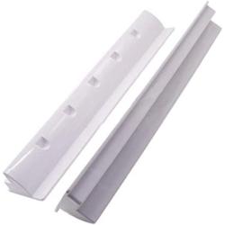 Cabilock 2pcs Solar Panel Side Mounting Brackets Marine Caravan Motorhome RV Solar Panel Side Mount Brackets Solar Panel Roof Installation Clamps White
