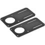 MECCANIXITY Motor Bracket Motor Mounting Holder 132x65mm Black for NEMA 23 Stepper Motor 2pcs