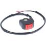 Zboro 22mm Universal Motorcycle Switch ON/ON/OFF Connector Push Button Switch Handlebar Headlight Fog Spot Light Controller Switch