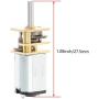 Fielect DC 12V 200RPM Mini Metal Gearwheel Micro Speed Reduction Motor Mini Gear Box Motor GA12-N20