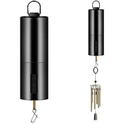 Honoson Hanging Black Rotating Motor Wind Spinner Motor Mobile Battery Operated Motor Multi-Purposes Rotatable Hook for Garden Decoration Accessory Supplies (2)
