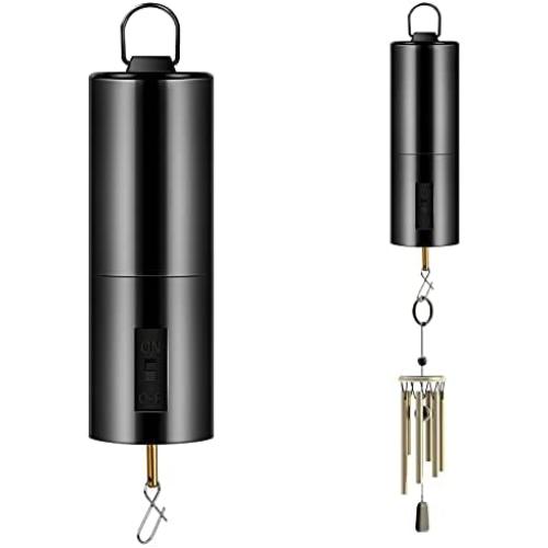 Honoson Hanging Black Rotating Motor Wind Spinner Motor Mobile Battery Operated Motor Multi-Purposes Rotatable Hook for Garden Decoration Accessory Supplies (2)