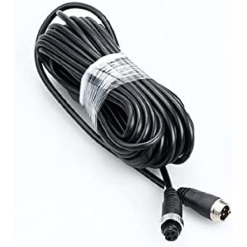 VSSTECH Backup Camera Cable 4pin Video Power Aviation Extension Wire for Vehicle Car Camper Bus Van Truck Motorhome Trailer RV Mobile DVR System 10m 32.8ft