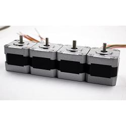 4pcs Nema 17 Stepper Motor 2A 45Ncm (63.7oz.in) 40mm Length for 3D Printer/CNC Machine/Robotics