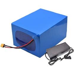 Jieoto 72V E-Bike Battery Replaces 6 * 12V Lead Acid Batteries 20Ah 30Ah 40Ah 50Ah 60Ah Li-ion Battery Pack Fit for 5600W-500W Scooters Electric Motorcycle Golf Carts