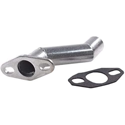 JRL 32mm-40mm Silver Offset Intake Manifold and Gasket For 49cc 66cc 80cc Motorized Bike Motorised Bicycle (Silver)