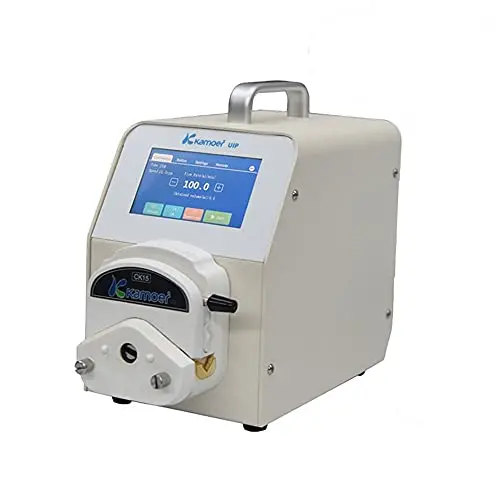 Pompe Peristaltique Intelligente pour Moteurs Pas à Pas Kamoer avec WiFi et UIP - Débit Élevé (3 rotors, 1-1520ml/min, 110V-220V AC, Support Pied, Écran Tactile, Blanc) Pompe Peristaltique Intelligente pour Moteurs Pas à Pas Kamoer avec WiFi et UIP - Débit Élevé (3 rotors, 1-1520ml/min, 110V-220V AC, Support Pied, Écran Tactile, Blanc)